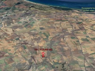 ÇANAKKALE GELİBOLU EVREŞE SATILIK YATIRIMLIK 6300 M2 UYGUN ARAZİ